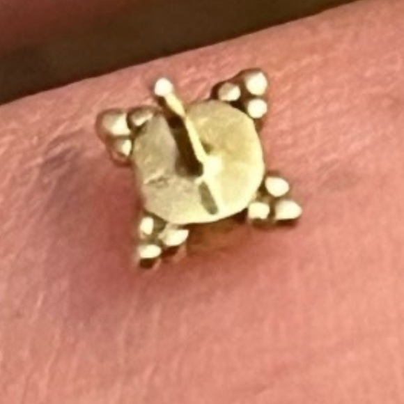 BVLA NEW YELLOW GOLD Chrysoprase Mini Kandy Threadless End - Picture 5 of 6